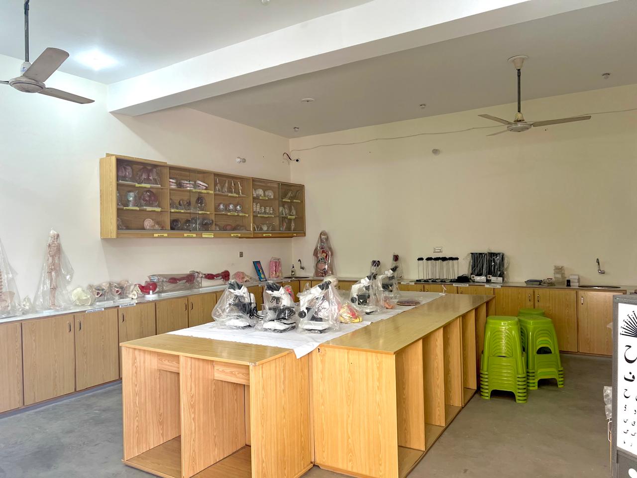 Medical laboratory equipment at JIMS